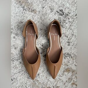 Paolo Women's Nude Pointed Flats